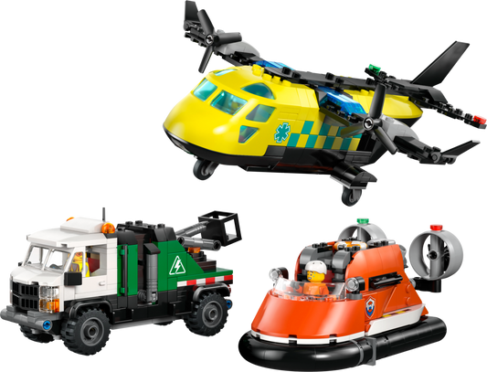 LEGO 60505 Remix aereo, camion di servizio e hovercraft