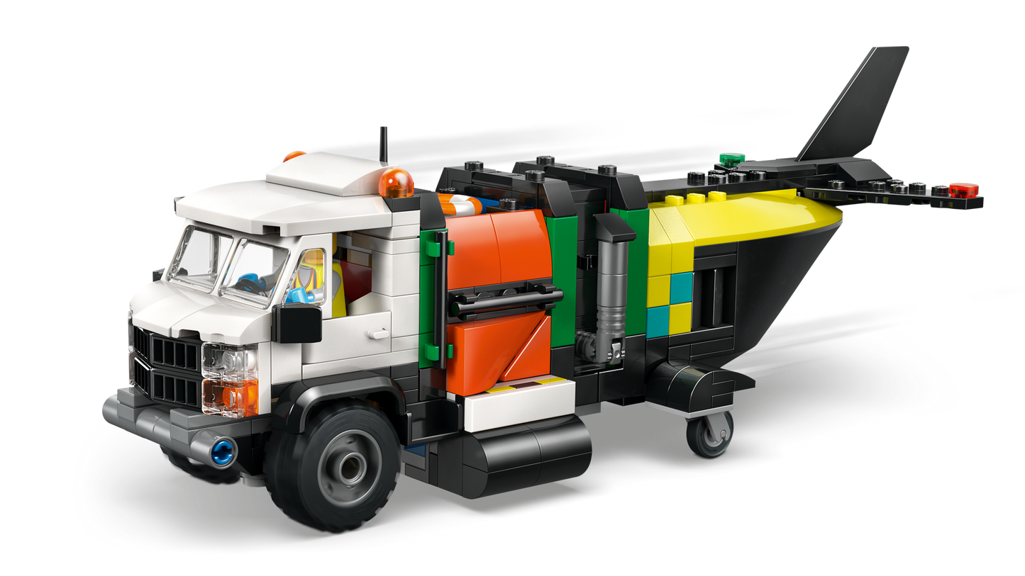 LEGO 60505 Remix aereo, camion di servizio e hovercraft