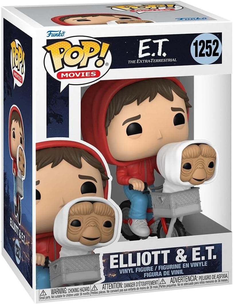 Funko Pop! Movies: ET - Elliott - Elliot With ET in Bike Basket