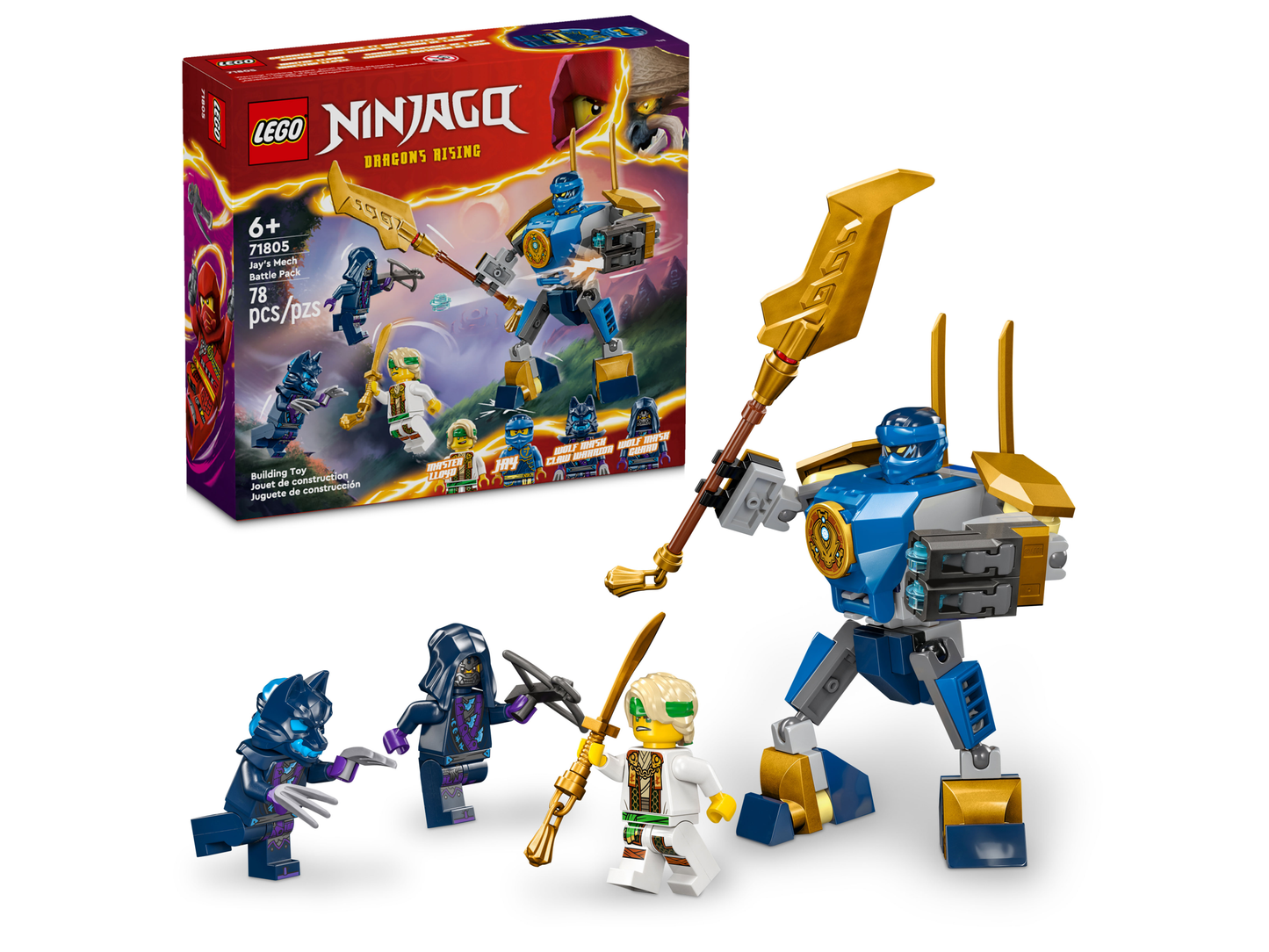 LEGO 71805 Pack Mech da battaglia di Jay