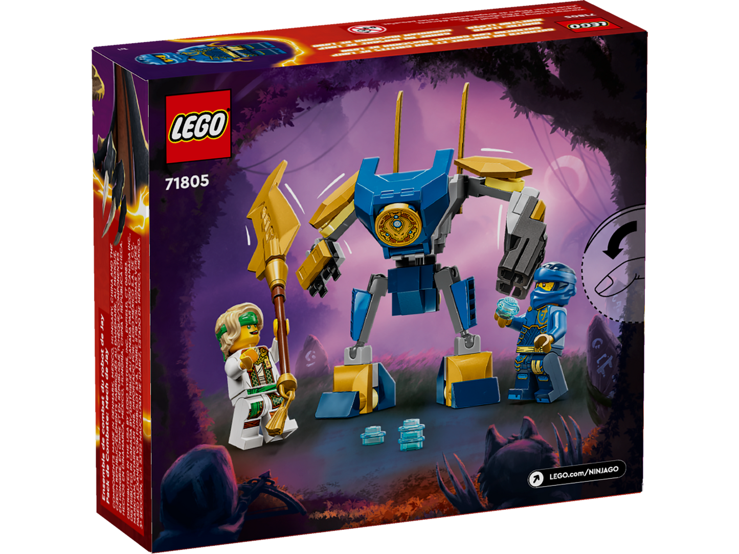 LEGO 71805 Pack Mech da battaglia di Jay