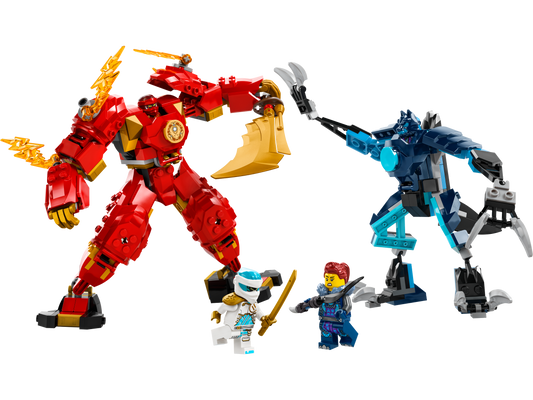 LEGO 71808 Mech elemento Fuoco di Kai