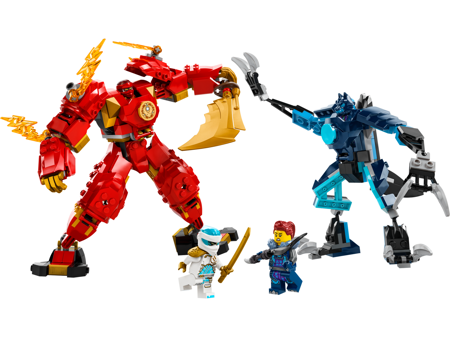 LEGO 71808 Mech elemento Fuoco di Kai