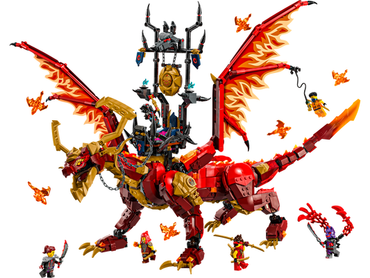 LEGO 71822 Drago-Sorgente del Movimento