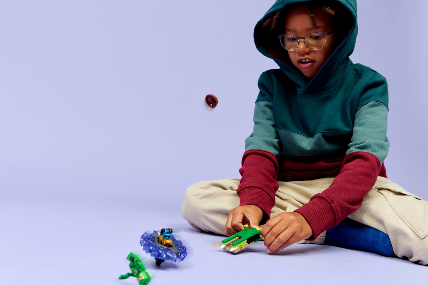 LEGO 71849 Nya contro Spinner Mostro della Mutazione