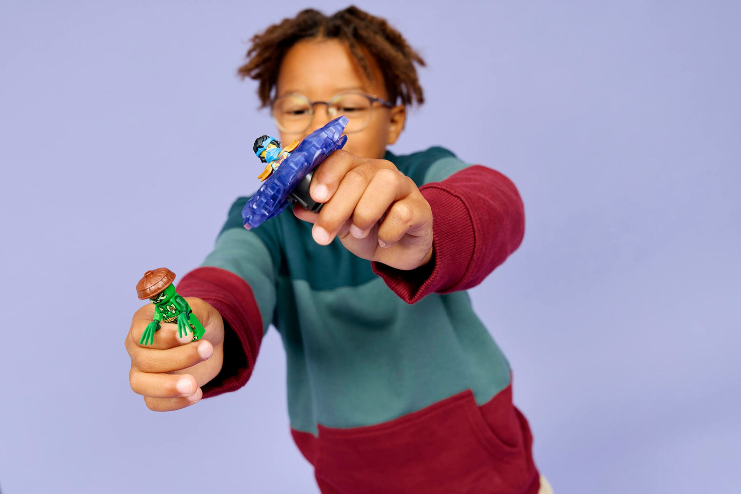 LEGO 71849 Nya contro Spinner Mostro della Mutazione