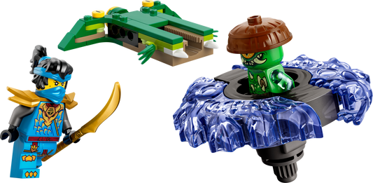 LEGO 71849 Nya contro Spinner Mostro della Mutazione