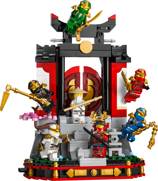 LEGO 71866 Display personaggi Ninja – 15° anniversario