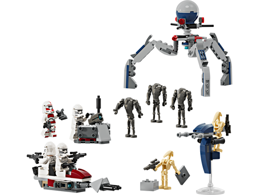 LEGO 75372 Battle PACK Clone Trooper™ e Battle Droid™