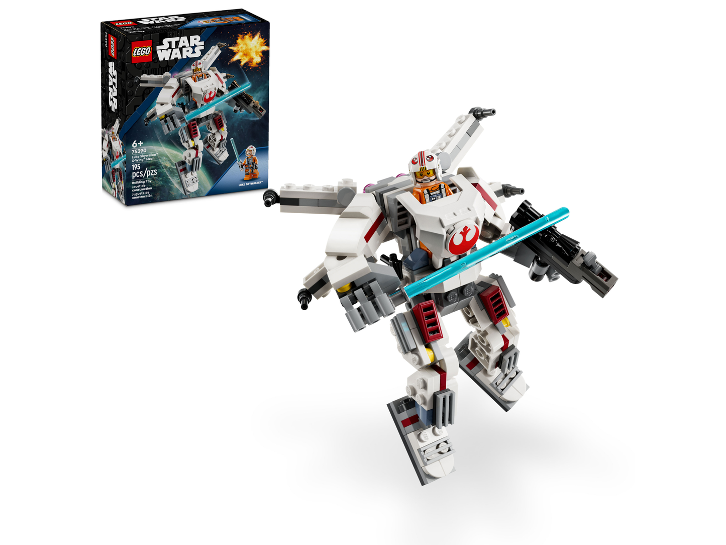 LEGO 75390 MECH X-WINGDI LUKE SKYWALKER