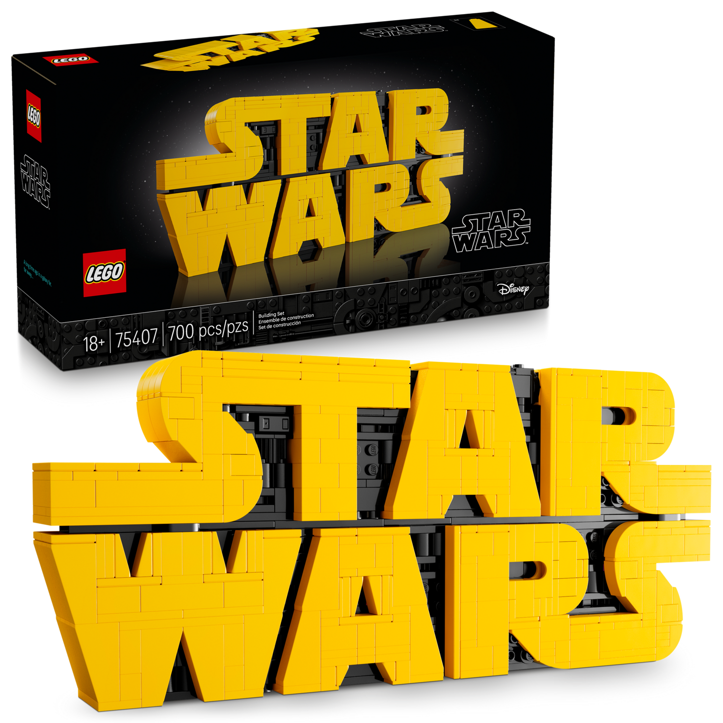 LEGO 75407 LOGO STAR WARS IN MATTONCINI