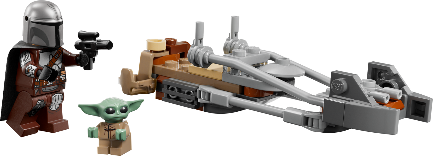 LEGO 75436 Star Wars Speeder Bike del Mandaloriano e di Grogu