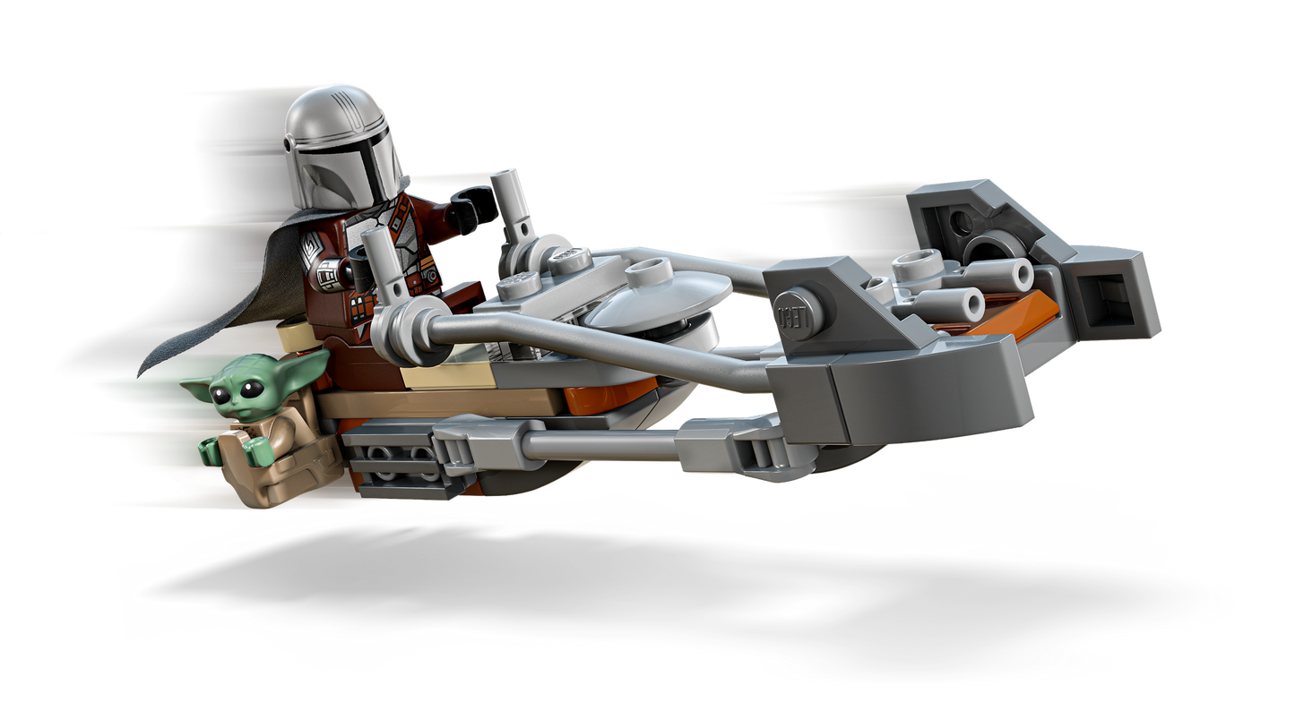 LEGO 75436 Star Wars Speeder Bike del Mandaloriano e di Grogu