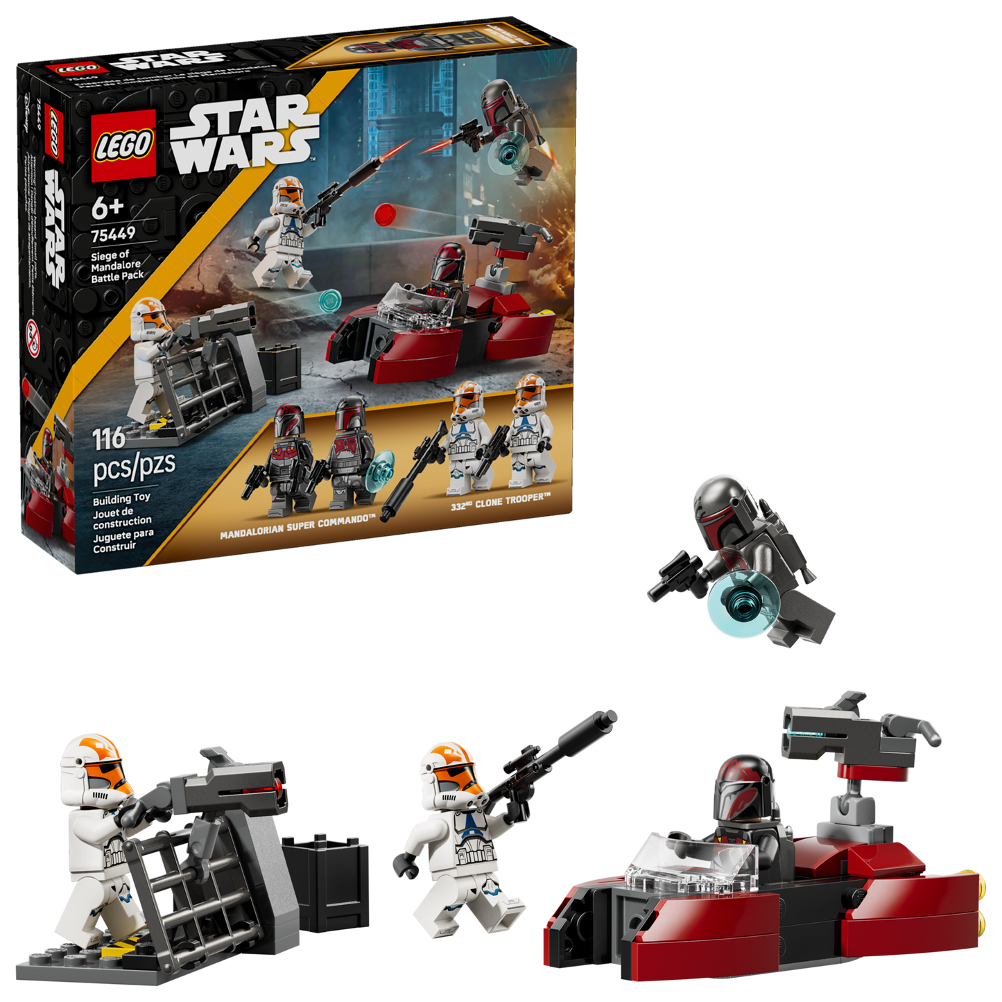 LEGO 75449 Battle Pack Assedio di Mandalore