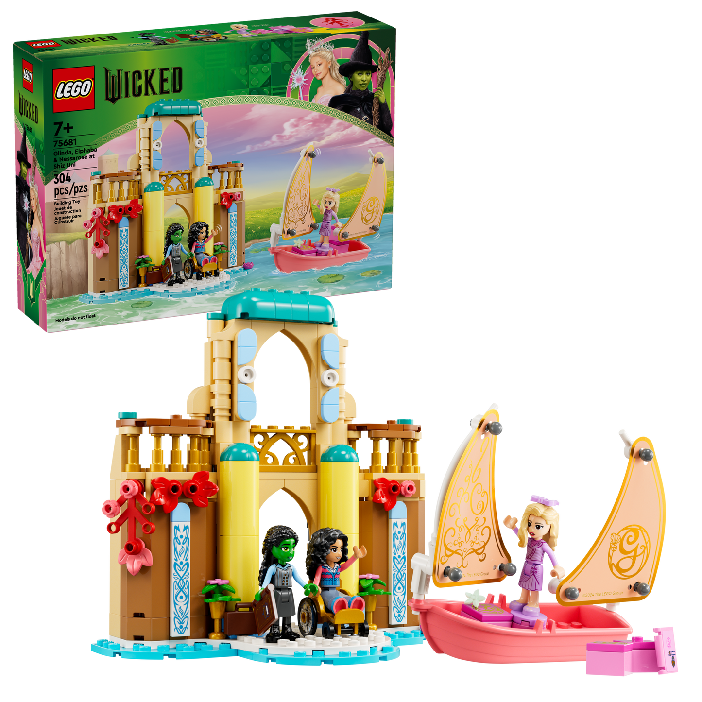 LEGO 75681 Wicked Glinda, Elphaba e Nessarose all’Universita di Shiz
