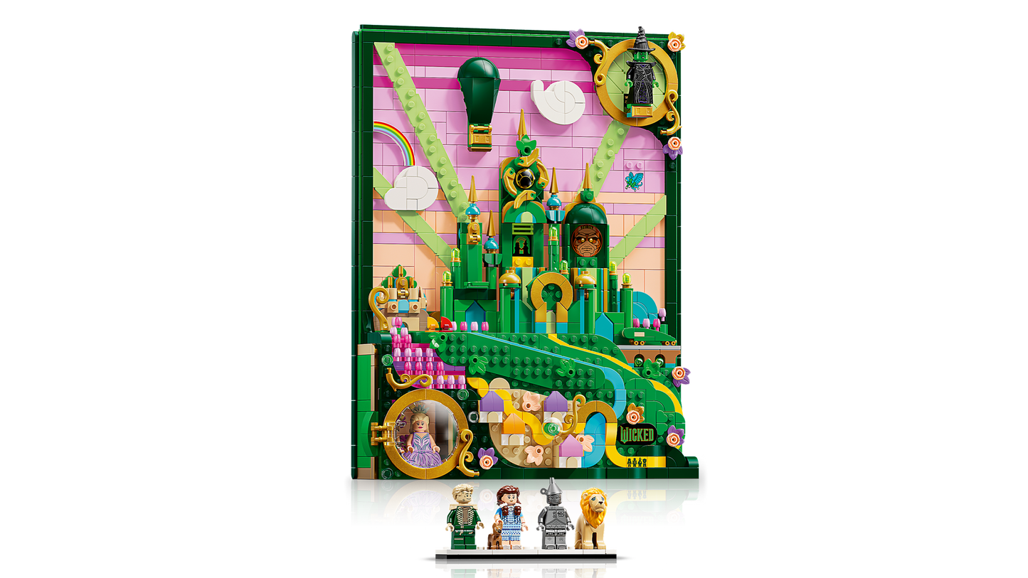LEGO 75685 Wicked Wall Art Citta di Smeraldo