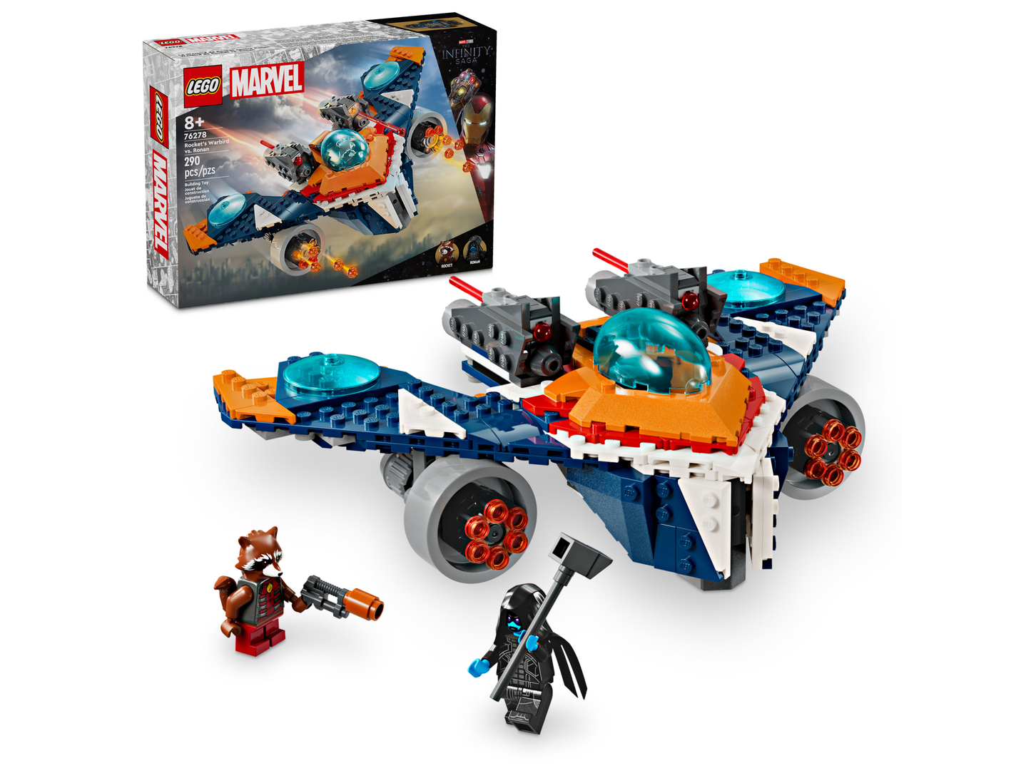 LEGO 76278 Warbird di Rocket vs. Ronan