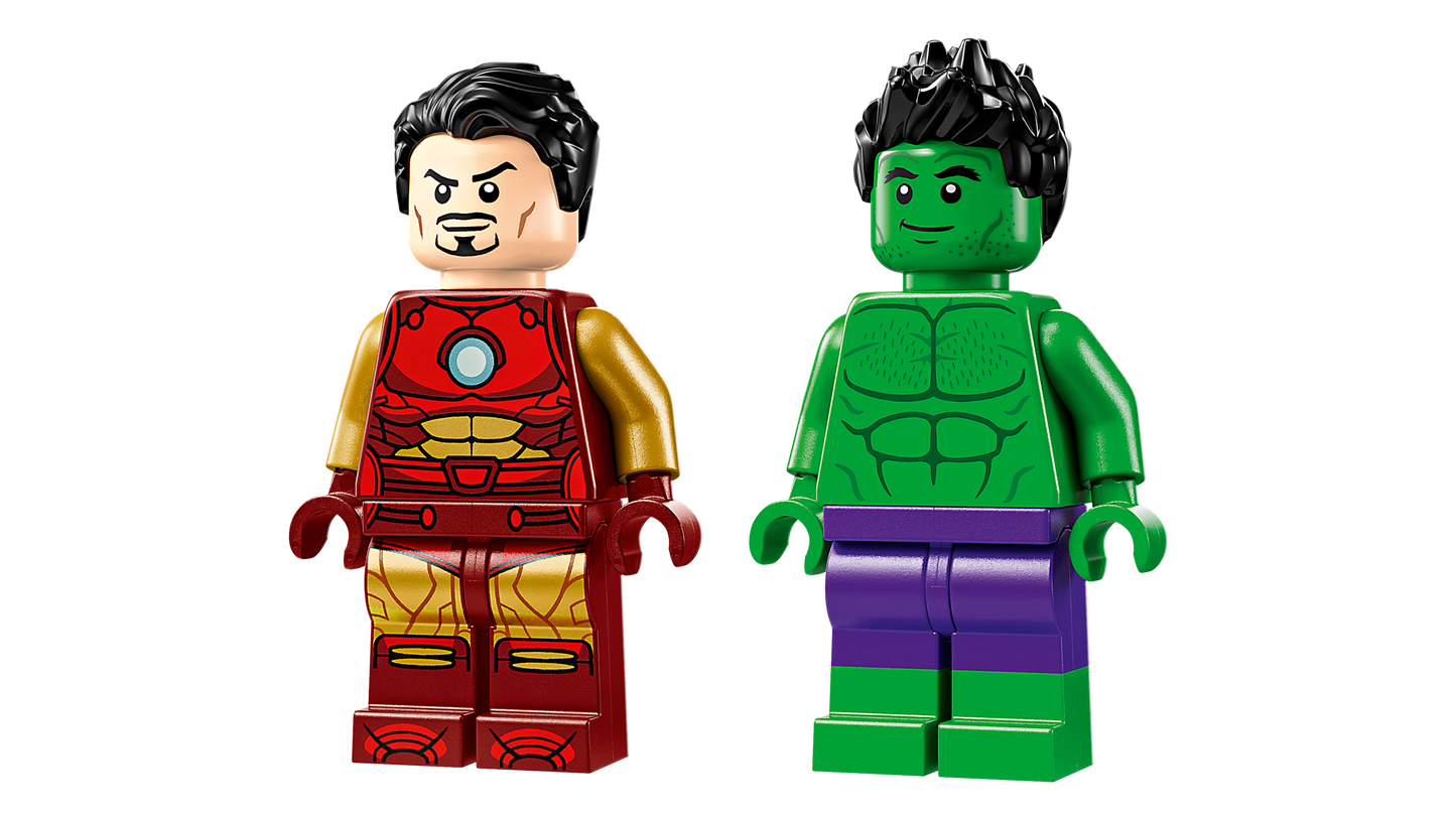 LEGO 76287 Iron Man con moto e The Hulk