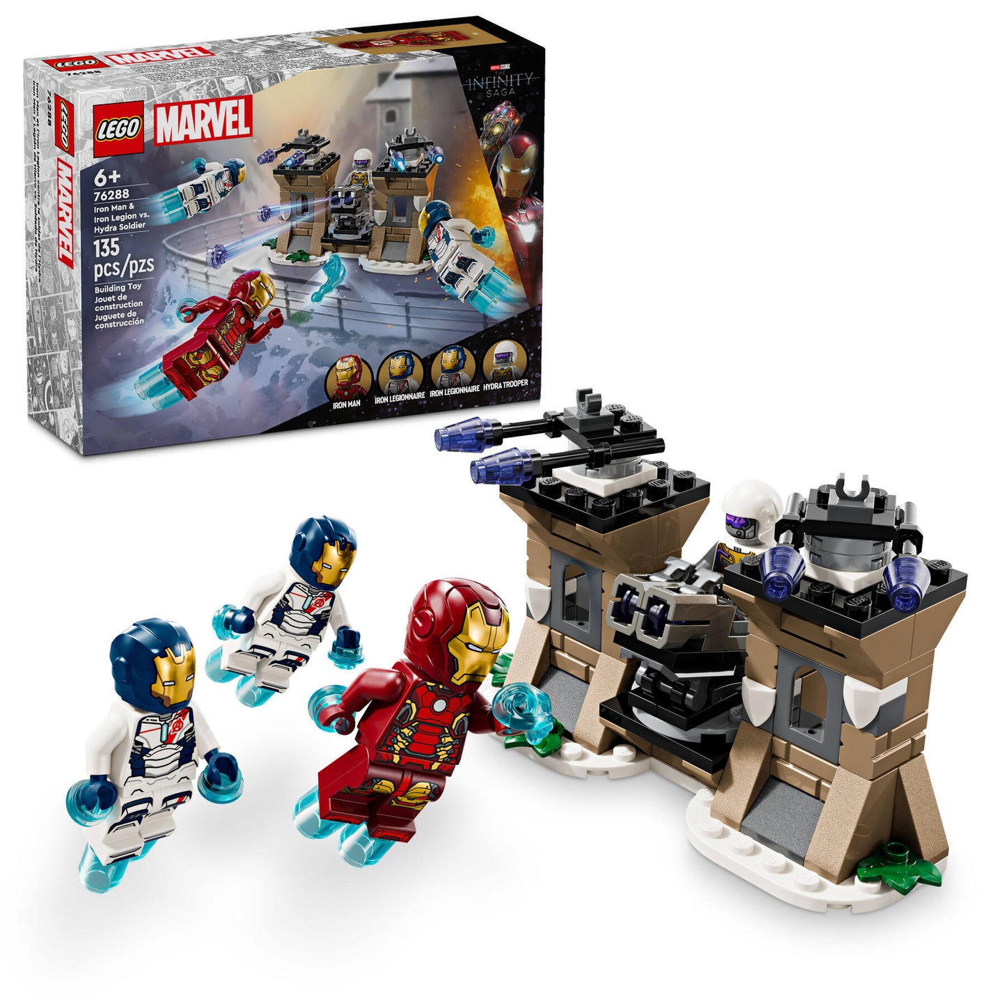 LEGO 76288 Iron Man e Legione di ferro vs. Soldato Hydra