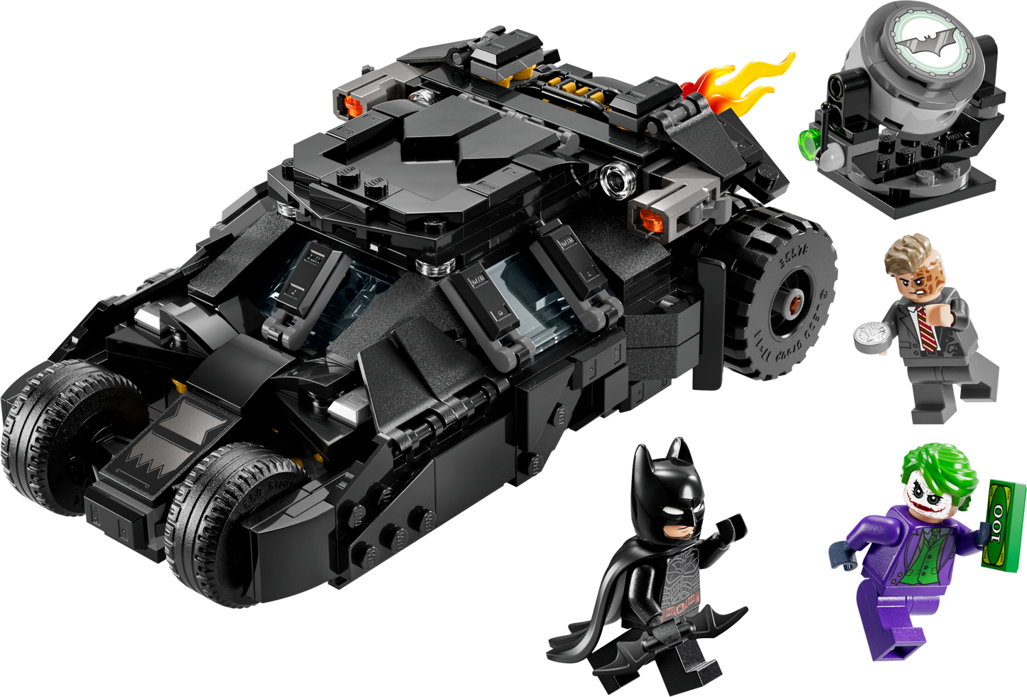LEGO 76303 Tumbler di Batman™ contro Two-Face™ e The Joker™