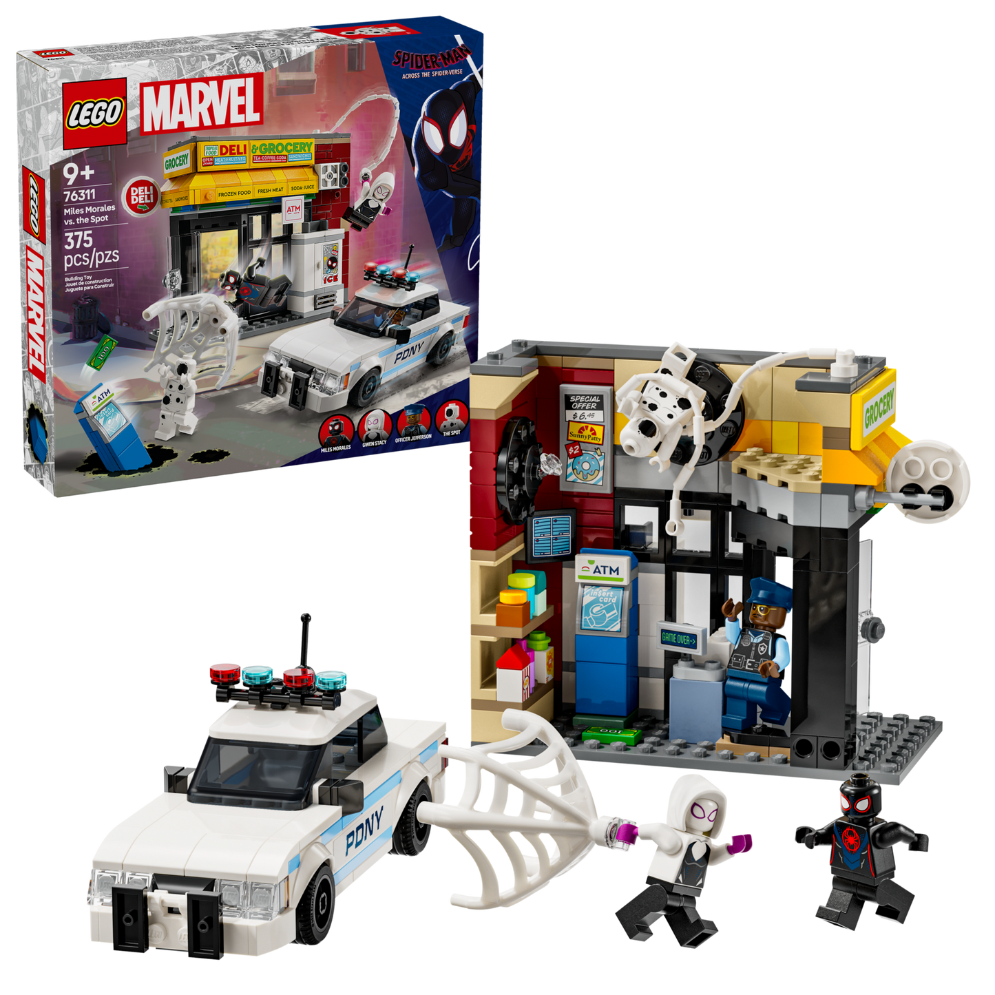 LEGO 76311 Spider-Verse: Miles Morales contro la Macchia