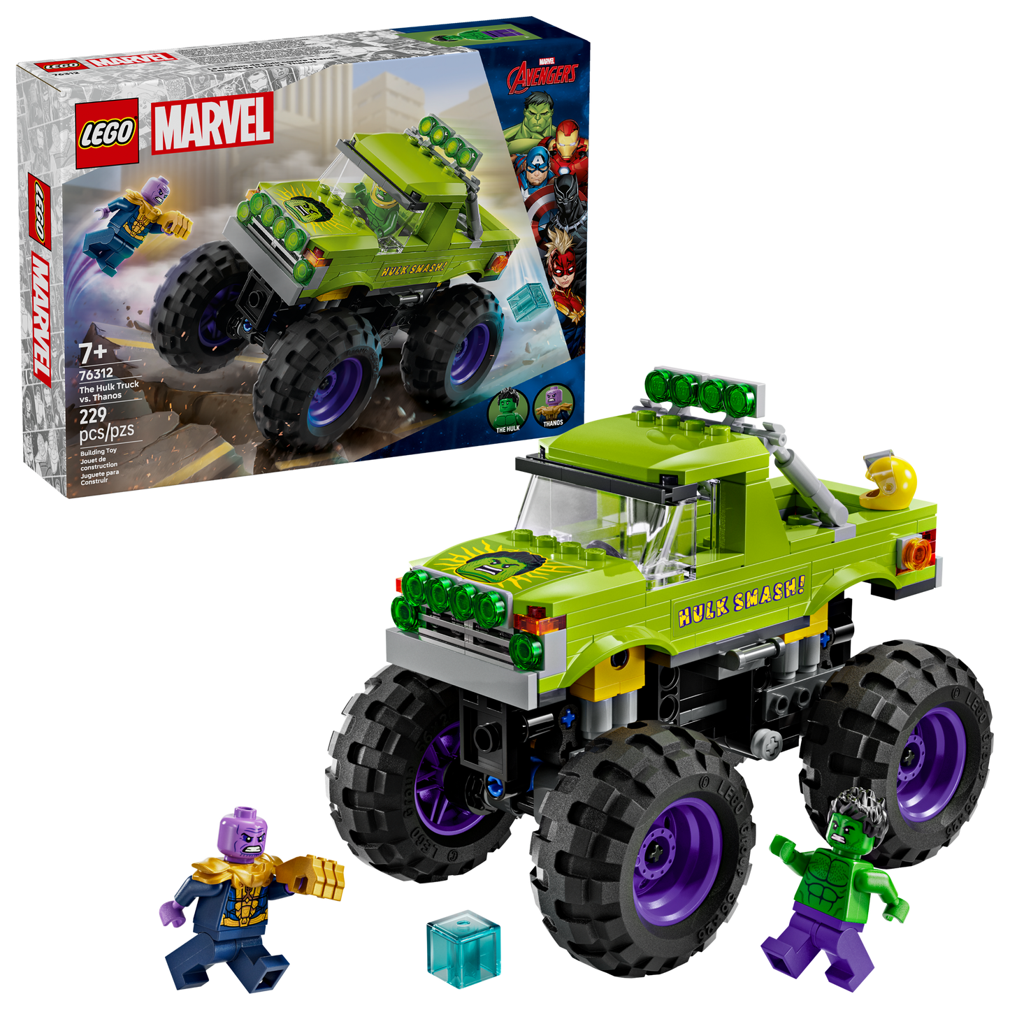 LEGO 76312 Truck di Hulk contro Thanos