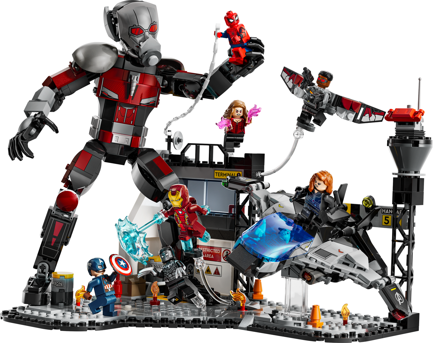 LEGO 76314 Azione di battaglia Captain America: Civil War