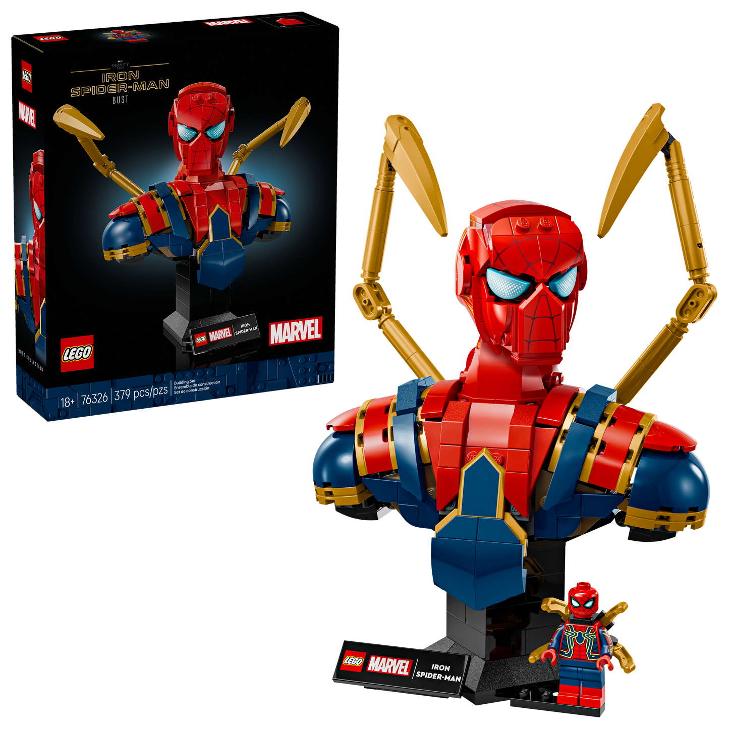 LEGO 76326 Busto di Iron Spider-Man