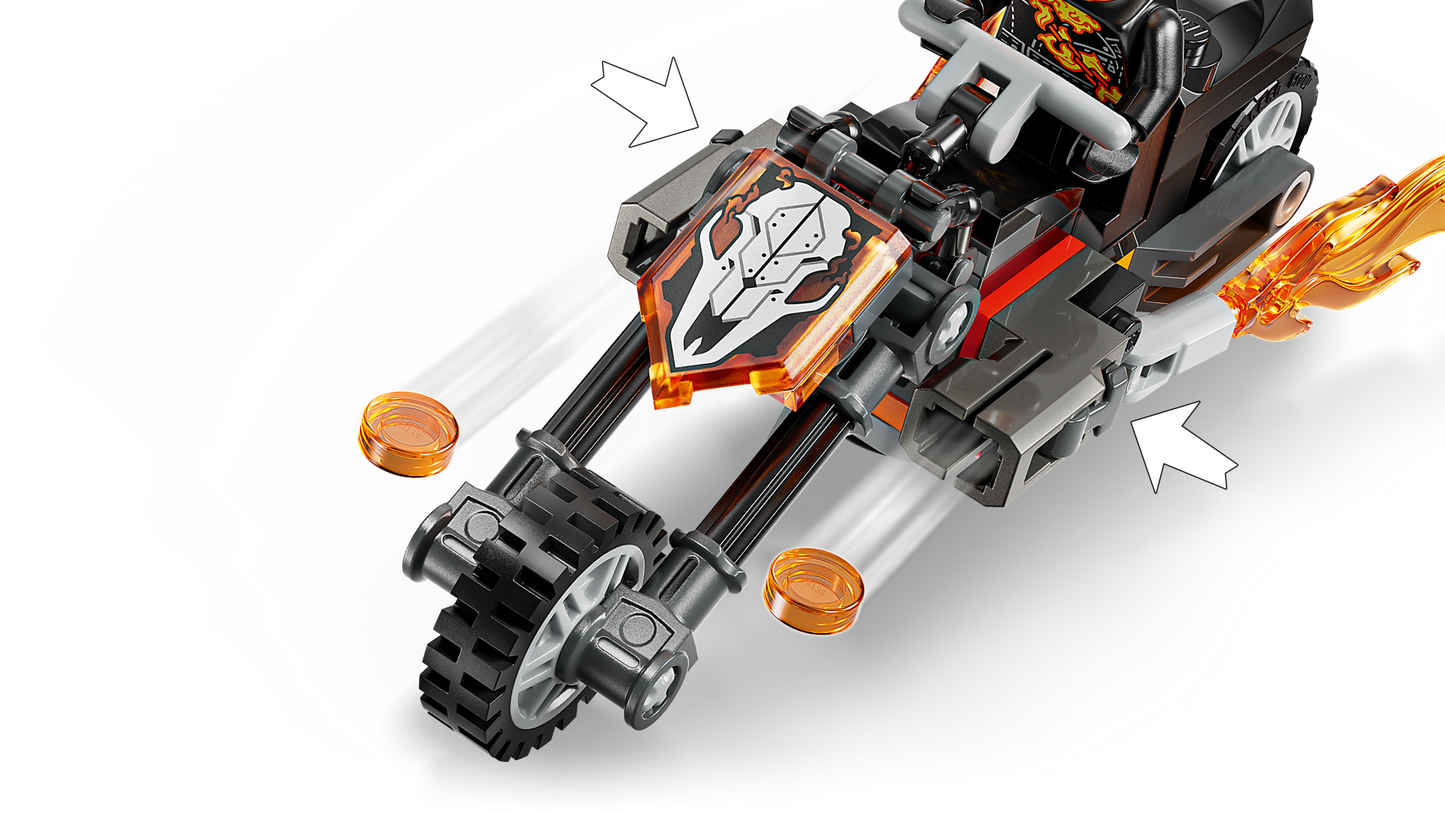 LEGO 76335 Spider-Man vs. Ghost Rider in motocicletta