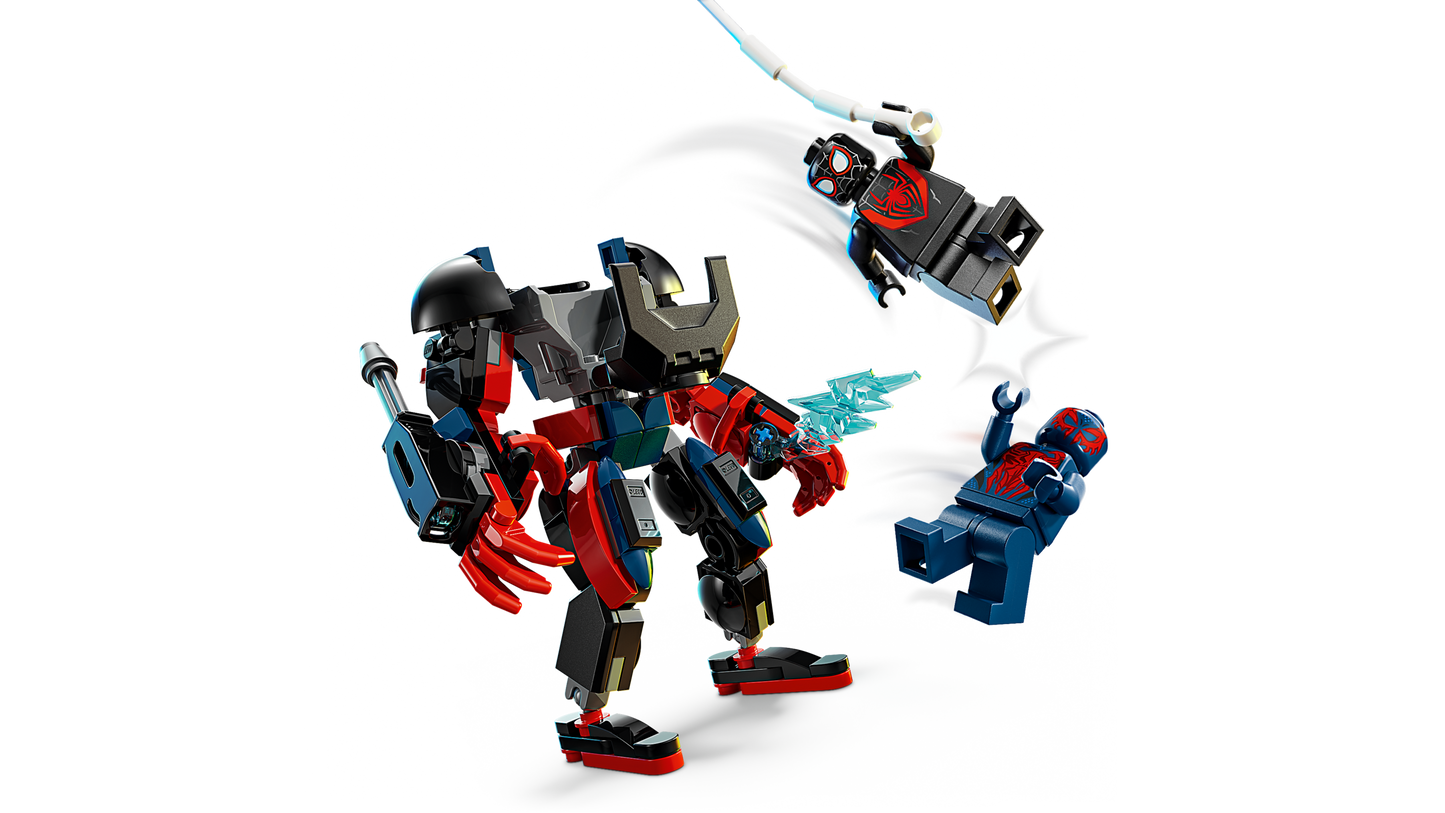 LEGO 76337 Mech di Miles Morales vs. Spider-Man 2099