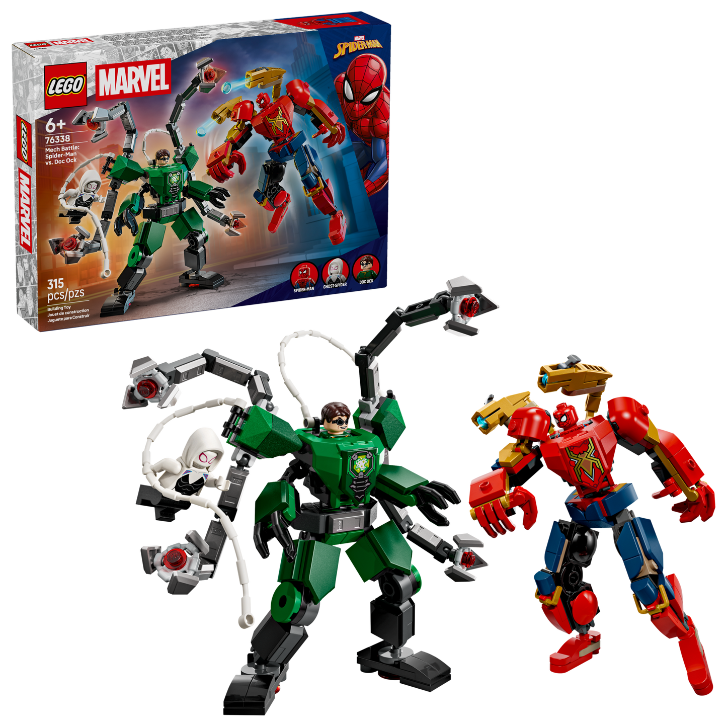 LEGO 76338 Battaglia mech: Spider-Man vs. Doc Ock