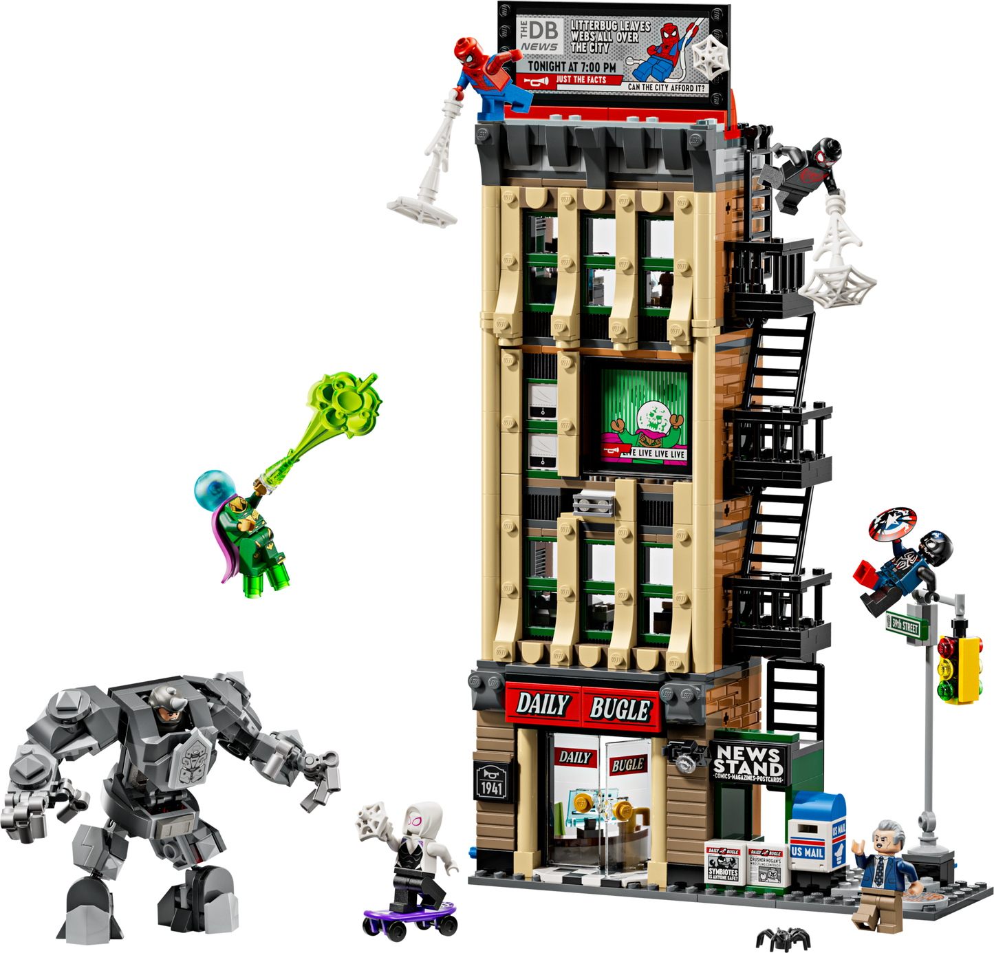 LEGO 76342 Spider-Man vs. Mysterio: il Daily Bugle