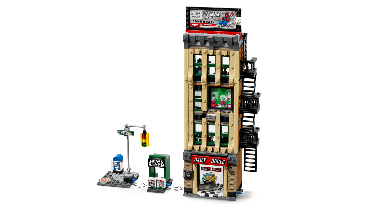 LEGO 76342 Spider-Man vs. Mysterio: il Daily Bugle