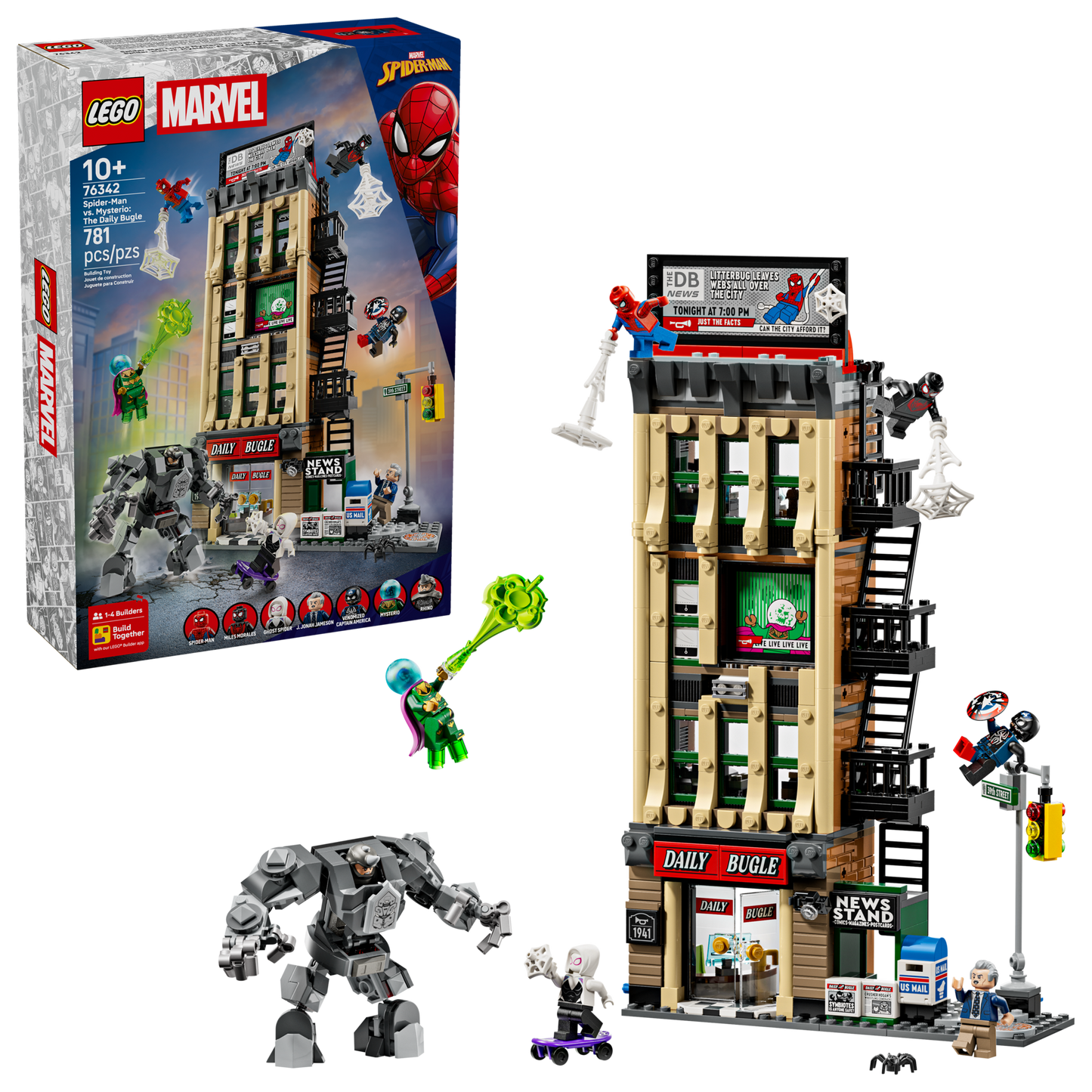 LEGO 76342 Spider-Man vs. Mysterio: il Daily Bugle