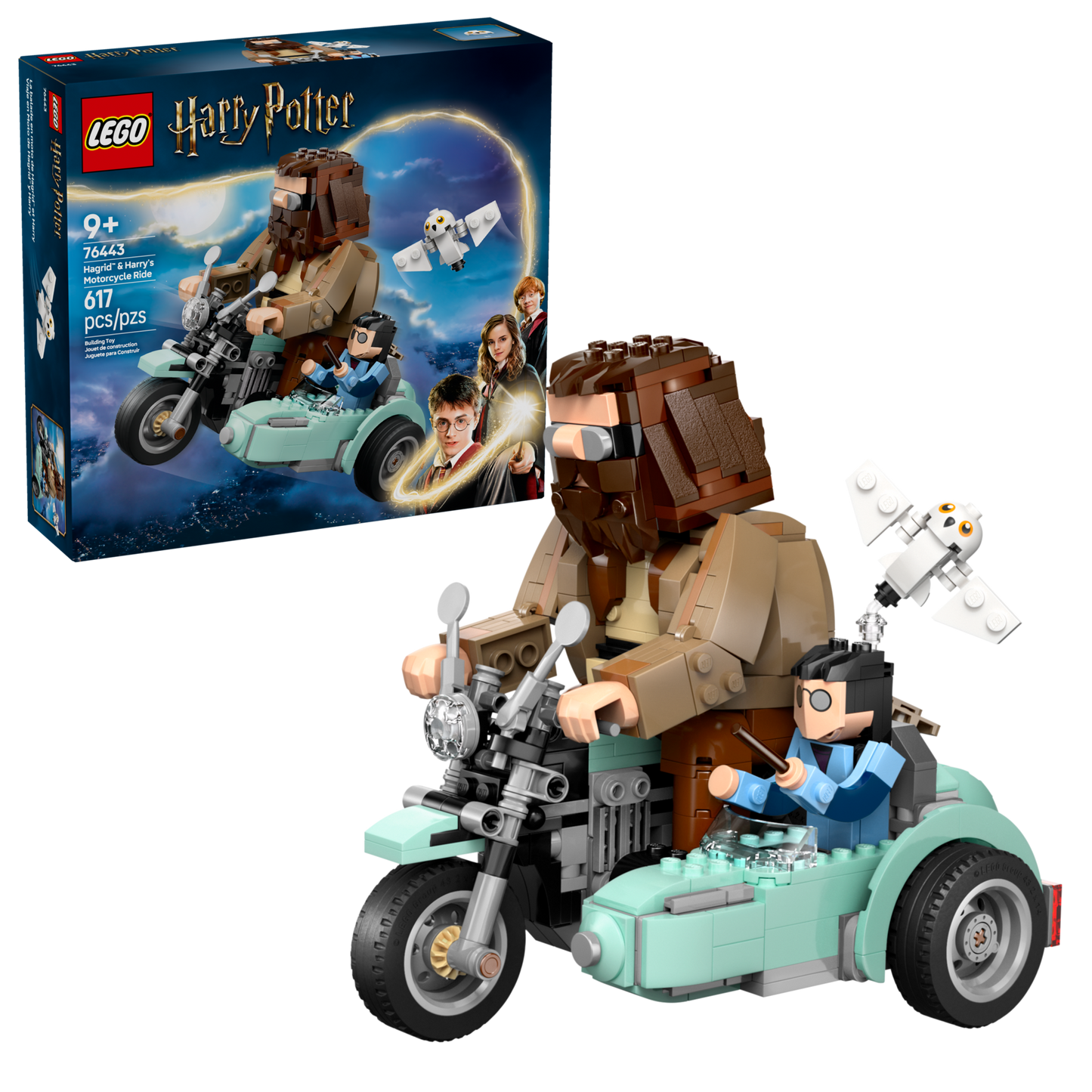 LEGO 76443 GIRO SUL SIDECAR DI HAGRID E HARRY