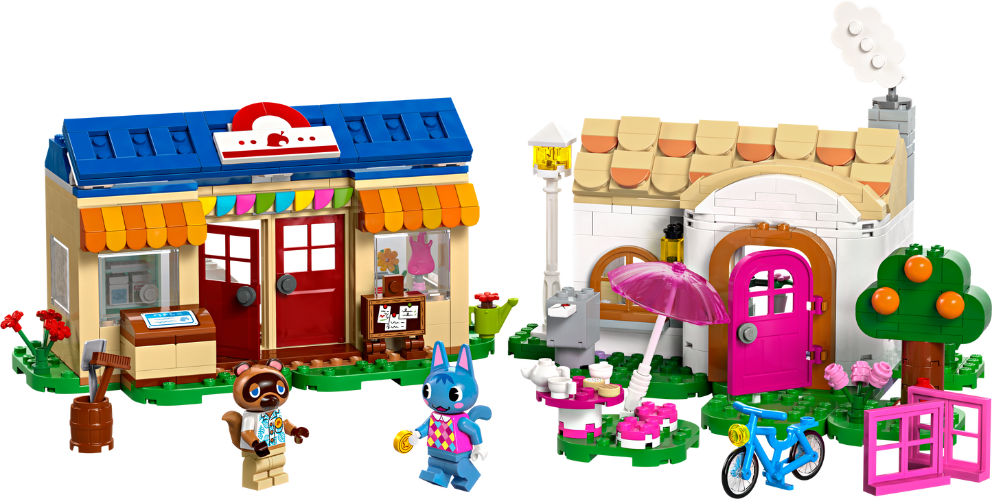 LEGO 77050 ANIMAL CROSSINGS Bottega di Nook e casa di Grinfia