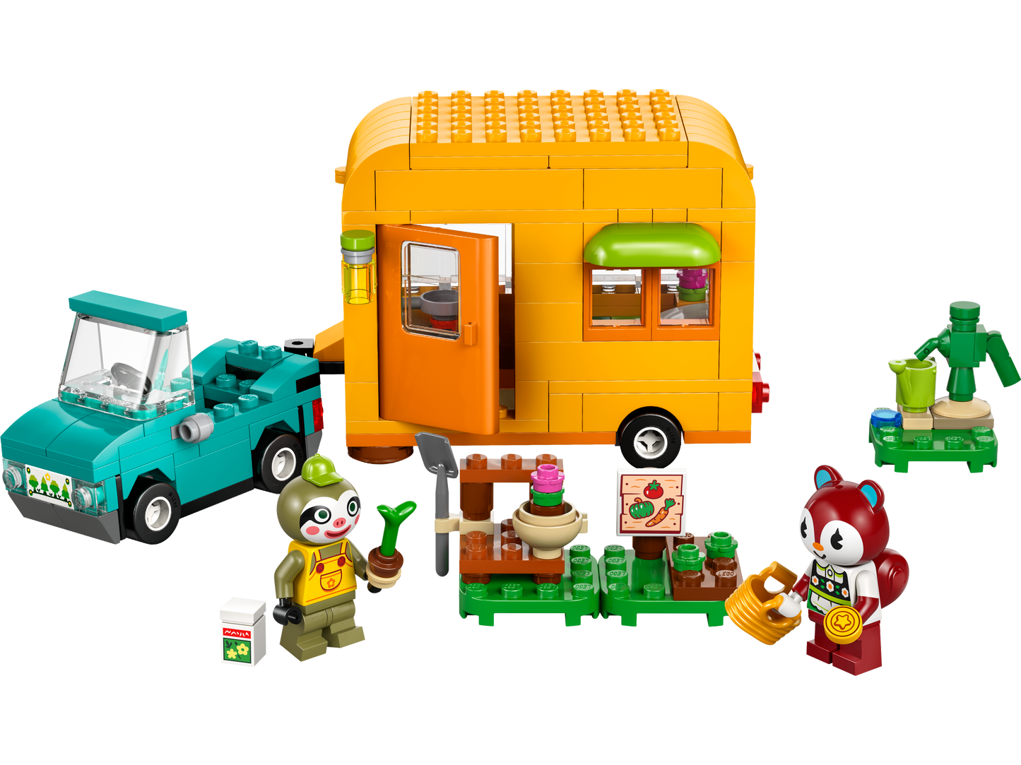 LEGO 77054 La roulotte e il negozio di giardinaggio di Florindo