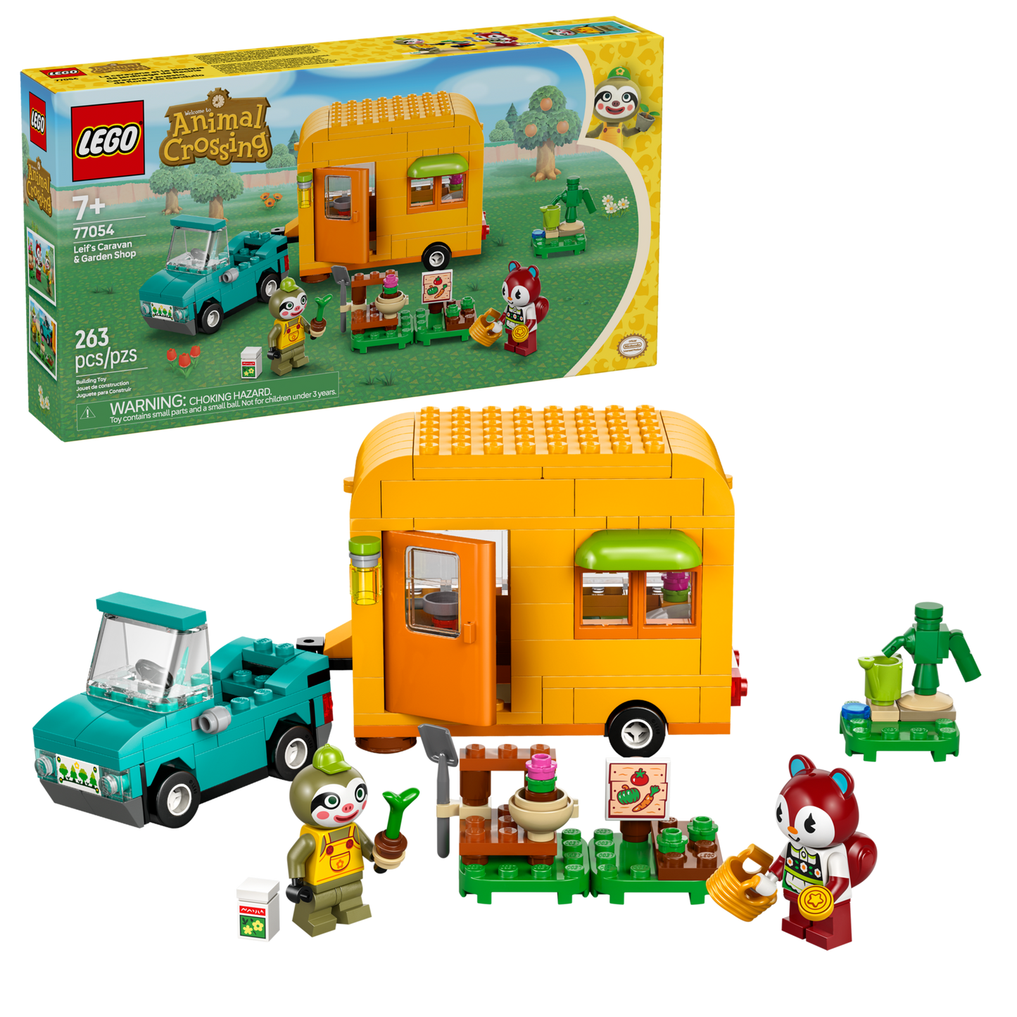 LEGO 77054 La roulotte e il negozio di giardinaggio di Florindo
