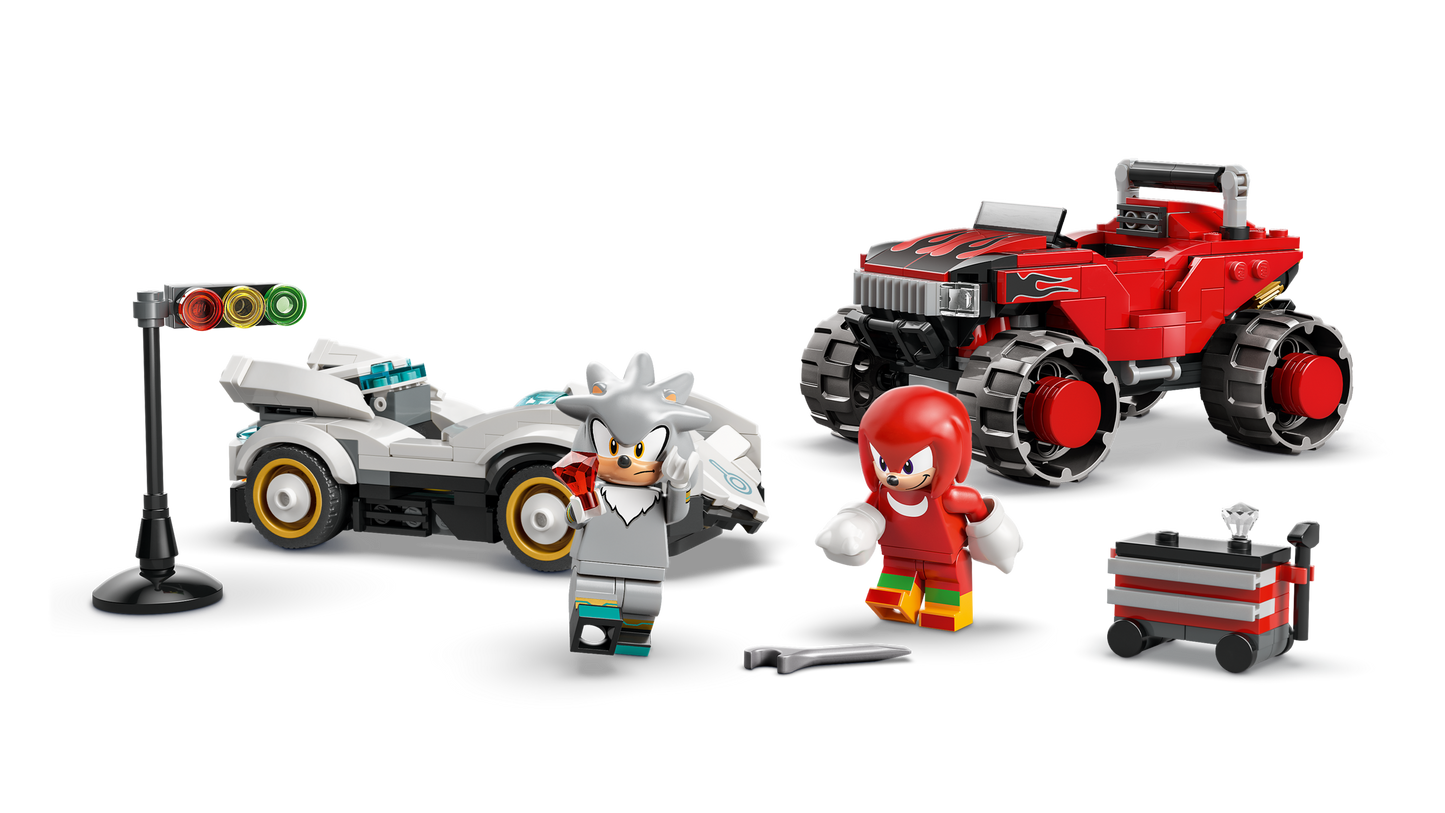 LEGO 77118 Auto di Silver vs. Monster Truck di Knuckles