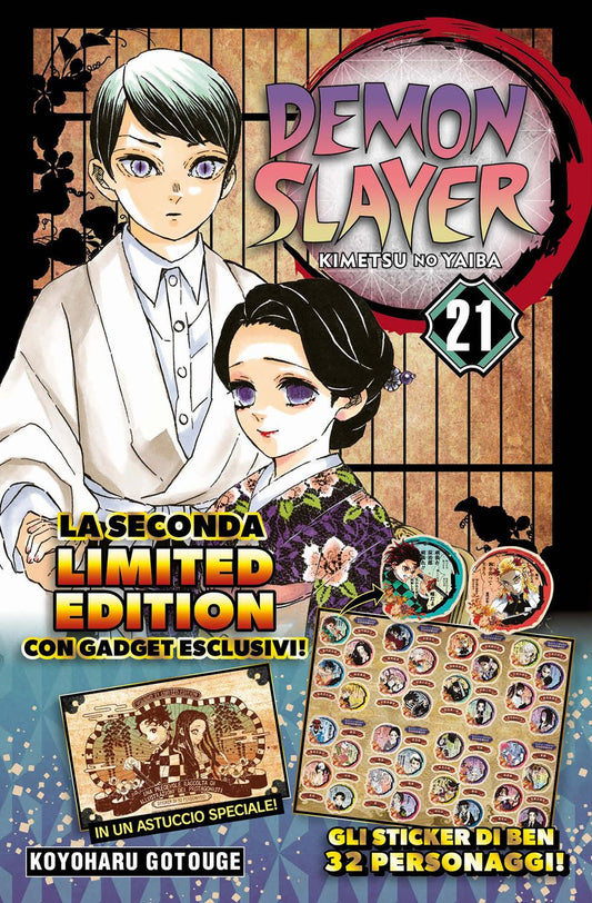 Demon Slayer. Kimetsu No Yaiba. Limited Edition. Con Adesivi. Vol. 21 - Gotouge Koyoharu