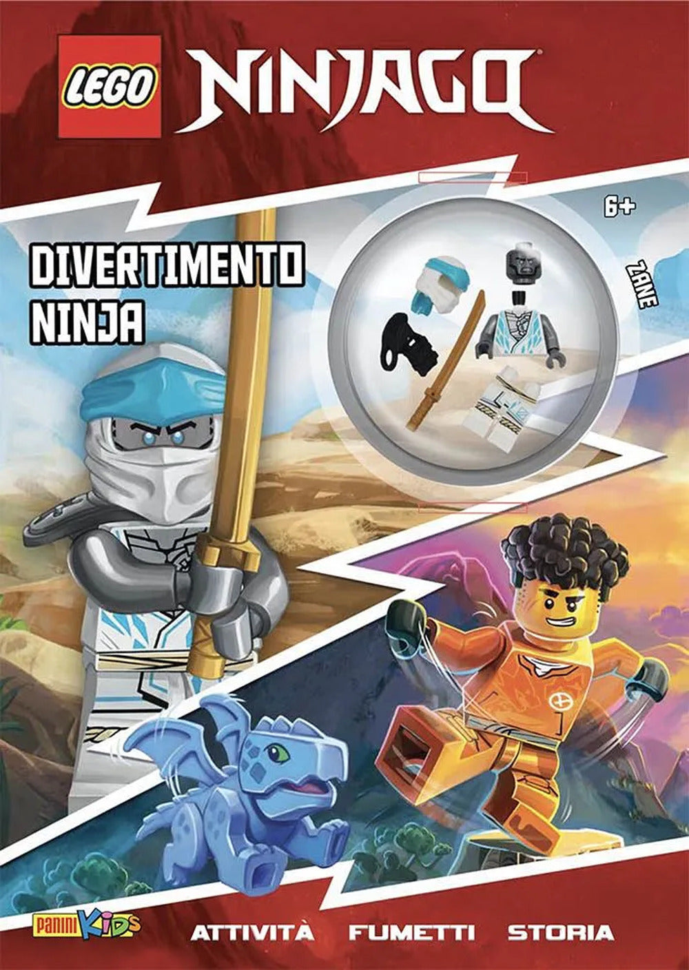 Divertimento Ninja. Lego Ninjago. Ediz. A Colori. Con Minifigure Lego® Di Zane -