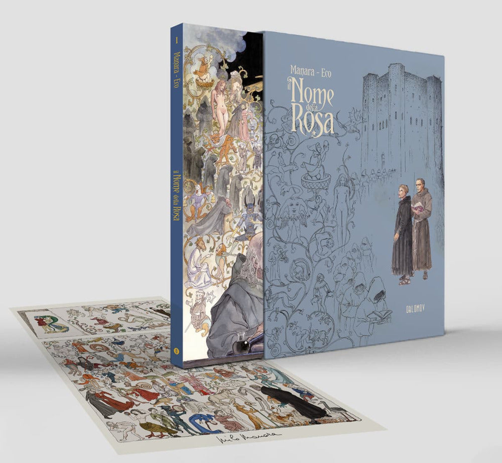Nome Della Rosa. Artist's Edition. Con Stampa Numerata E Firmata (il). Vol. 1 - Manara Milo; Eco Umberto