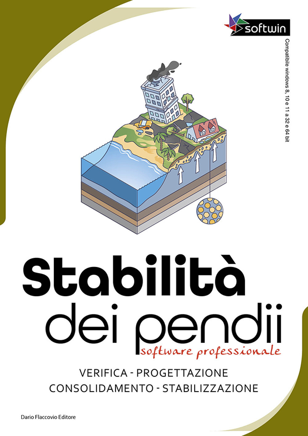 Stabilita Dei Pendii. Software Professionale. Verifica, Progettazione, Consolidamento, Stabilizzazione Di Pendii - Testa, Camillo Antonino