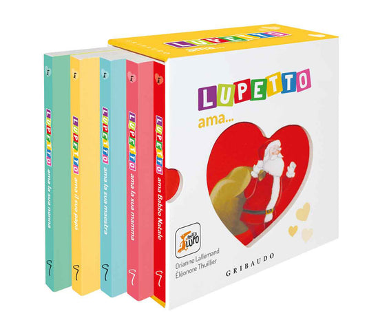 Lupetto Ama...: Lupetto Ama La Sua Mamma-lupetto Ama Il Suo Papa-lupetto Ama La - Lallemand Orianne