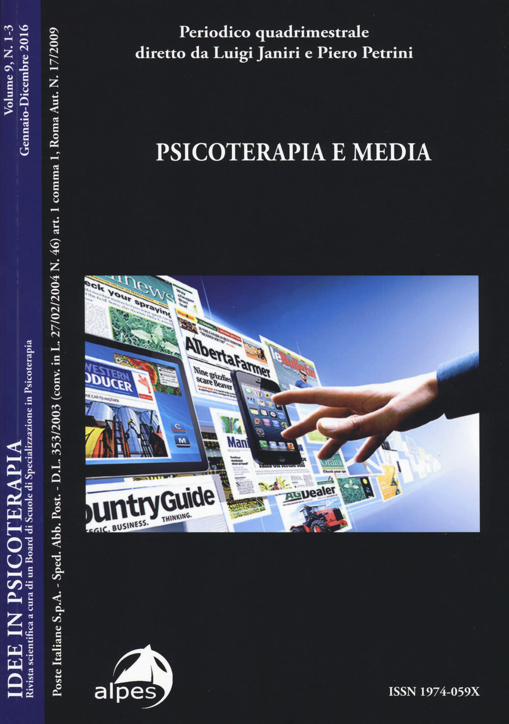 Idee In Psicoterapia. Vol. 9: Psicoterapia e Media (gennaio-dicembre 2016)