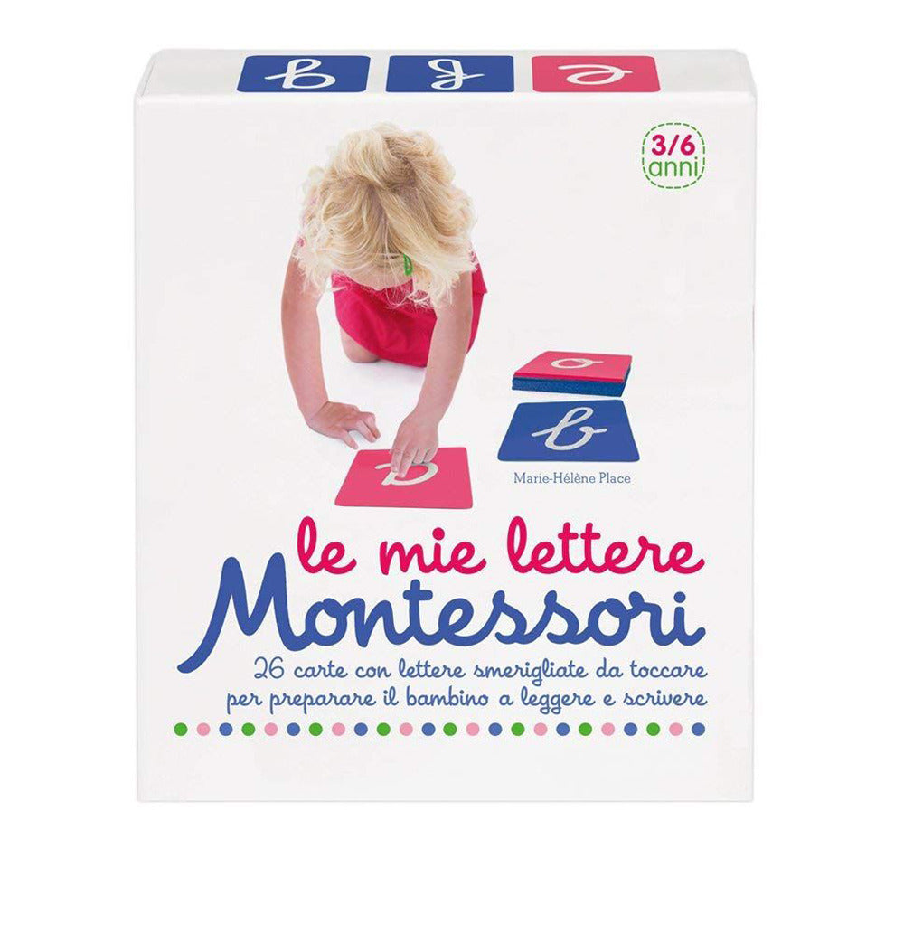 Mie Lettere Montessori. 26 Carte Con Lettere Smerigliate Da Toccare Per Preparar - Place Marie-helene