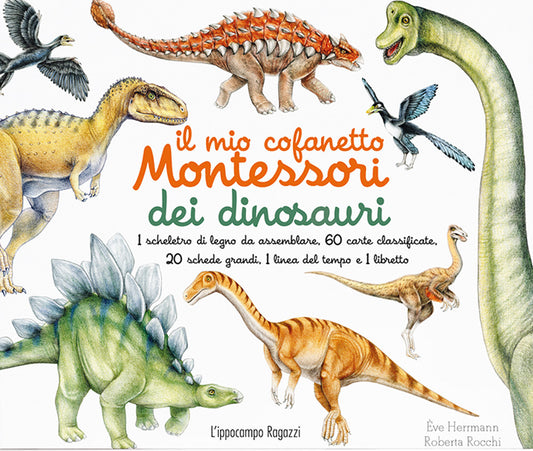 Mio Cofanetto Montessori Dei Dinosauri. Nuova Ediz. Con Gadget (il) - Herrmann Eve; Rocchi Roberta