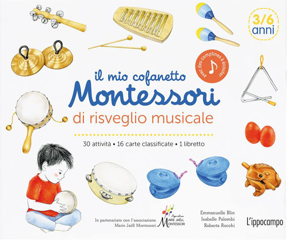 Mio Cofanetto Montessori Di Risveglio Musicale. Ediz. A Colori. Con 30 Attivita' - Blin Emmanuelle; Palombi Isabelle; Rocchi Roberta