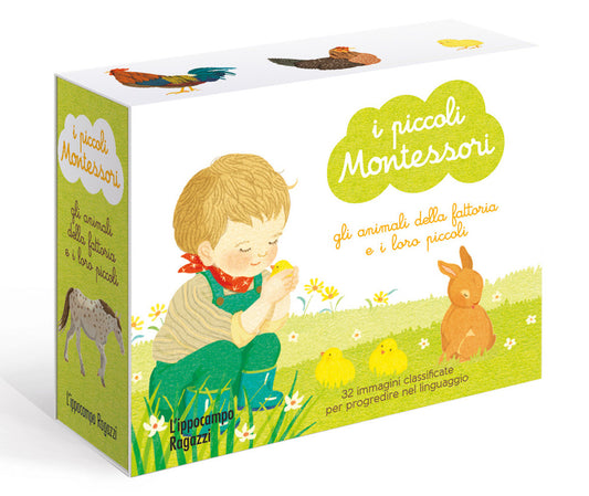 Animali Della Fattoria E I Loro Piccoli. I Piccoli Montessori. Ediz. A Colori. C - Charneau Adeline