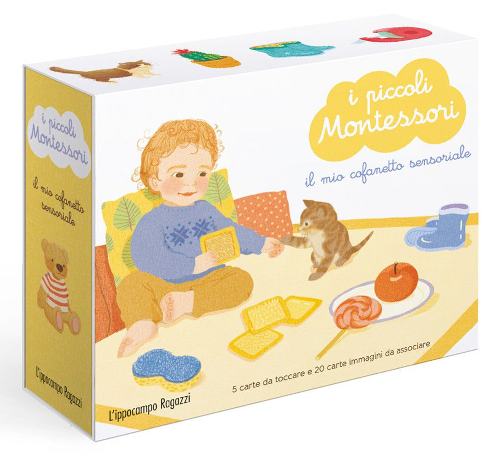 Piccoli Montessori. Il Mio Cofanetto Sensoriale. Con 20 Carte Ambientali. Con 5 - Roubieu Delphine